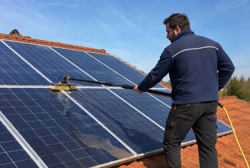 Nettoyage et entretien de panneaux solaires à Saint-Pierre-Bois