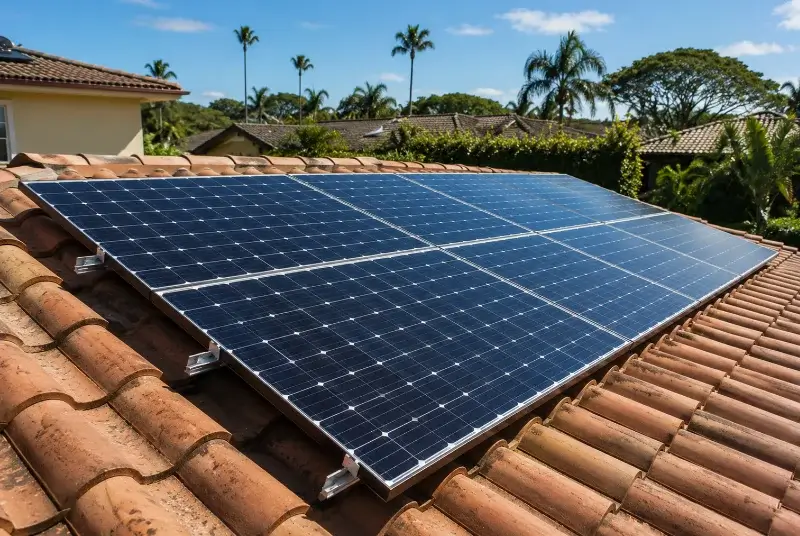 Installation de panneaux solaires à Saint-Pierre-Bois